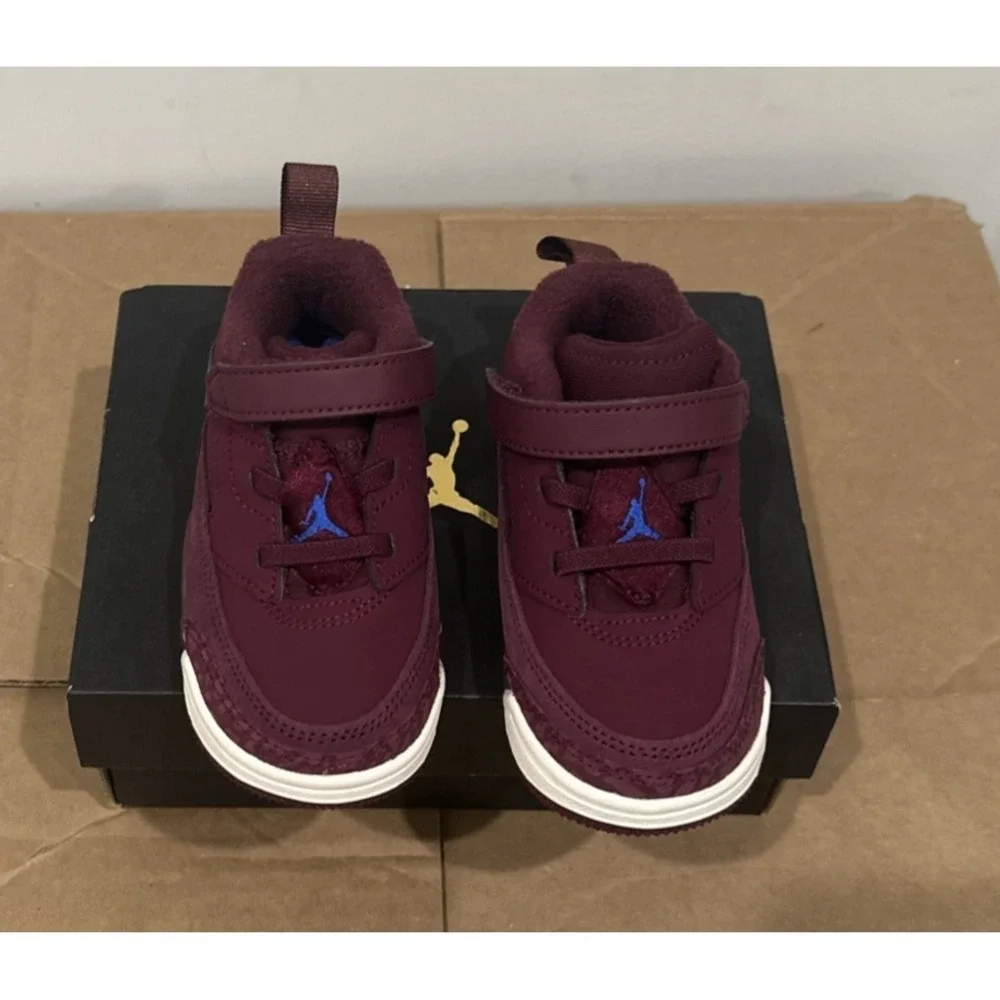 Jordan Toddler Size 7c Spizike Low‎ Sneaker Bordeaux/Hyper Royal/Sail